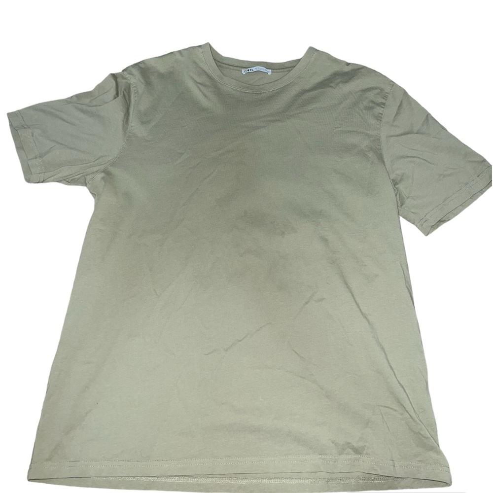 XL GREEN ZARA TEE SHIRT